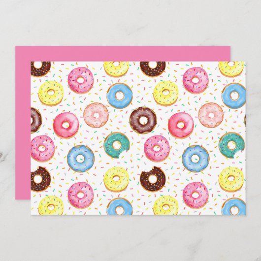 Unique Donuts Note Card ノートカード (正面/裏面)
