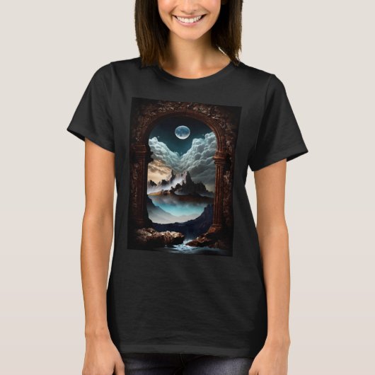 Unique Enchanting Fantasy Dreamscape Ethereal Orig Tシャツ (正面)