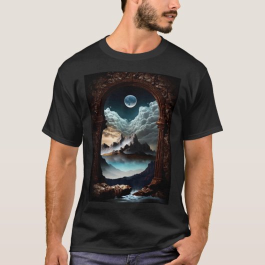 Unique Enchanting Fantasy Dreamscape Ethereal Orig Tシャツ (正面)