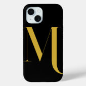 Unique Extra Large Monogram Print Case-Mate iPhoneケース (裏面)