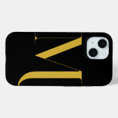 Unique Extra Large Monogram Print Case-Mate iPhoneケース (裏面 (横))