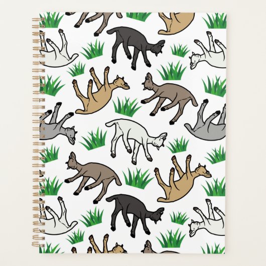 Unique Fainting Goats Planner Journal プランナー手帳 (正面)