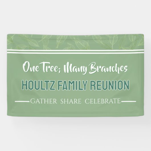 Unique Family Reunion Custom Banner 横断幕 (横)