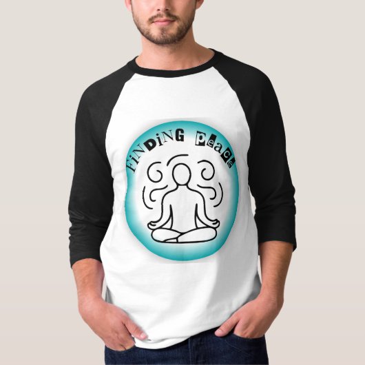 Unique Finding Peace Art Designs - Happy Shopping Tシャツ (正面)