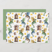 Unique Fire Dragons Note Card ノートカード (正面/裏面)