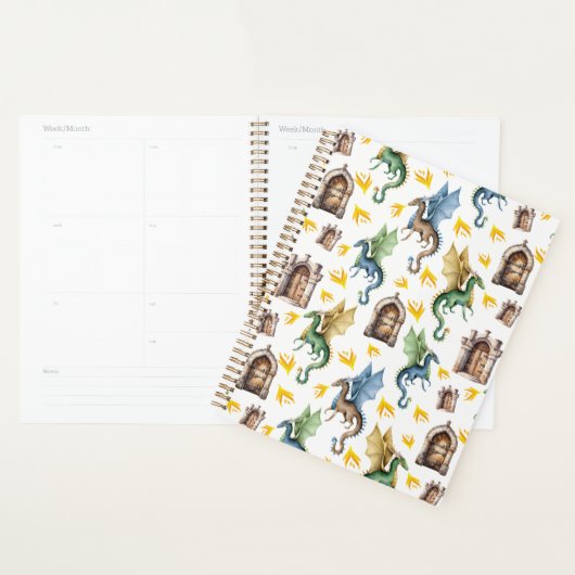 Unique Fire Dragons Planner Journal プランナー手帳 (ディスプレー)