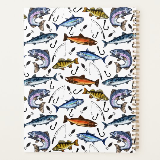 Unique Fishing Planner Journal プランナー手帳 (裏面)