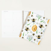 Unique Floral Honey Bees Planner Journal プランナー手帳 (ディスプレー)