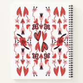 Unique FloralDesign  ノートブック (裏面)