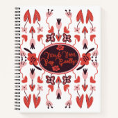 Unique FloralDesign  ノートブック (正面)