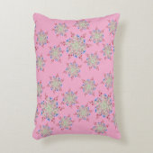 Unique Flower Pattern Designed アクセントクッション (正面(垂直))