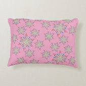 Unique Flower Pattern Designed アクセントクッション (裏面)