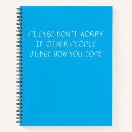 Unique Font Encouraging Empathic Message ノートブック