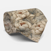 Unique For Him Peonies ネクタイ (ロール)
