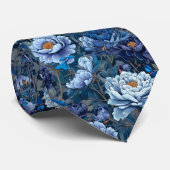 Unique For Him Peonies Flower ネクタイ (ロール)