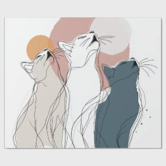 Unique Forest Animal All-Occasion Gift Wrap ラッピングペーパー