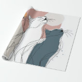 Unique Forest Animal All-Occasion Gift Wrap ラッピングペーパー (アンロールド)