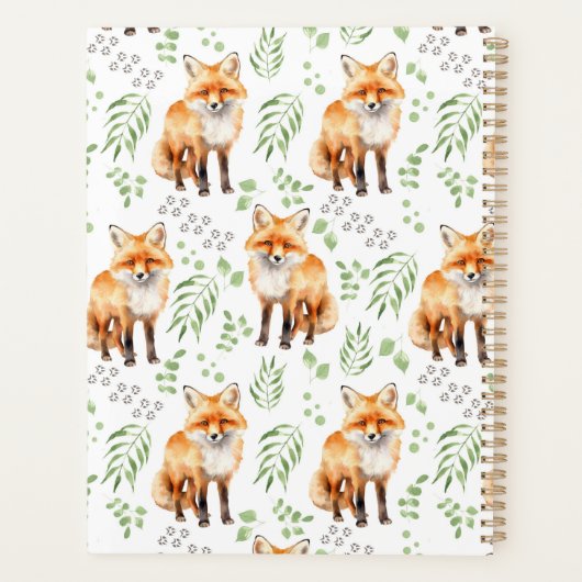 Unique Fox Planner Journal プランナー手帳 (裏面)
