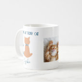 Unique Fun Love My Tabby Cat Mug コーヒーマグカップ (正面左)