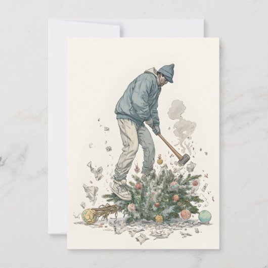 Unique Funny Adult Christmas Cards シーズンカード (正面)