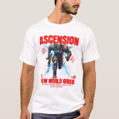 Unique Futuristic Cyber Robot Soldier Art Design  Tシャツ (正面)