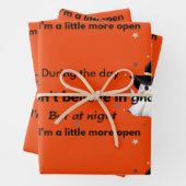 Unique Ghost Wrapping Paper Flat Sheet Set of 3 ラッピングペーパーシート (インサイチュ)