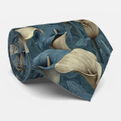 Unique Gifts For Dad Calla Lilies ネクタイ (ロール)