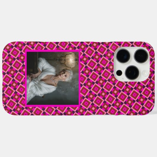 Unique Gifts For Him Checkerboard Square  Case-Mate iPhoneケース (裏面 (横))