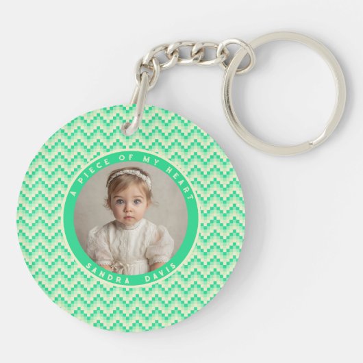 Unique Gifts For Him Stripe Pattern キーホルダー (裏面)