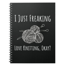 Unique Gifts For Knitters Knitting For Her ノートブック
