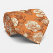 Unique Gifts For Men Gardenias Floral ネクタイ (ロール)