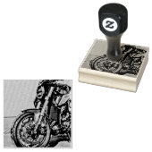 Unique gifts for motorcycle riders ラバースタンプ (押印)