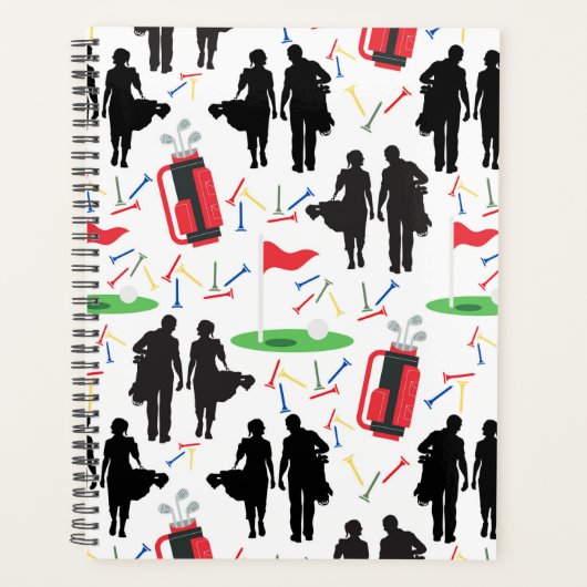 Unique Golf Couple Planner Journal プランナー手帳 (正面)