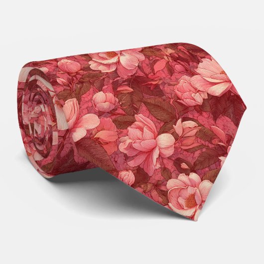 Unique Groomsmen Gift Gardenias ネクタイ (ロール)