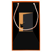 Unique Halloween Black Cat スモールペーパーバッグ (裏面)