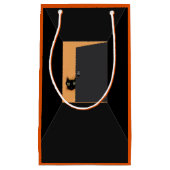 Unique Halloween Black Cat スモールペーパーバッグ (正面)