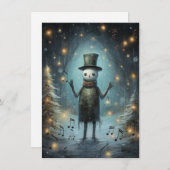 Unique Hand Drawn Christmas Cards シーズンカード (正面/裏面)