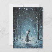 Unique Hand Drawn Christmas Cards シーズンカード (正面)