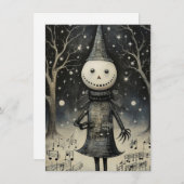 Unique Hand Drawn Christmas Cards シーズンカード (正面/裏面)