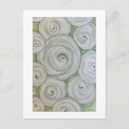 Unique hand drawn roses.  Original artwork ポストカード