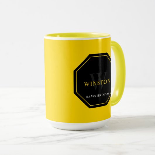 Unique Happy Birthday Mug Perfect for Gift Giving マグカップ (正面右)