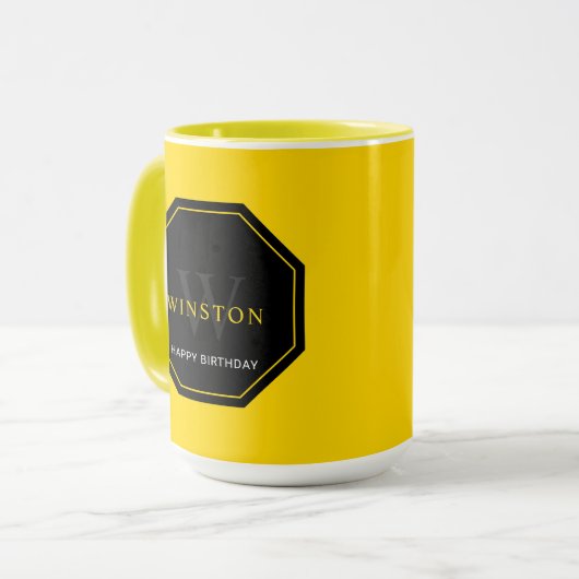 Unique Happy Birthday Mug Perfect for Gift Giving マグカップ (正面左)