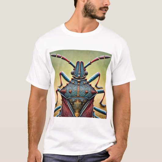 Unique Headed Bug 060824IREF240 - Watercolor Tシャツ (正面)