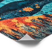 Unique Home Makeover Abstract Expressionism Wall A ポスター (角)