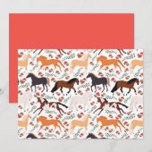 Unique Horse Note Card ノートカード (正面/裏面)