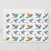 Unique Hummingbird Note Card ノートカード (正面)