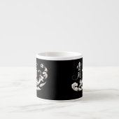 Unique Japanese Cat Soccer Gift for Coffee, Cat  エスプレッソカップ (正面)