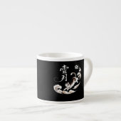 Unique Japanese Cat Soccer Gift for Coffee, Cat  エスプレッソカップ (正面右)
