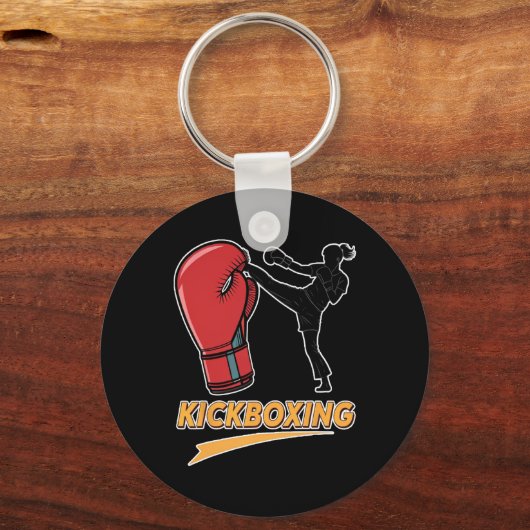 Unique Kickboxing Boxing Glove Design  キーホルダー (正面)