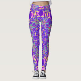Unique leggings purpple レギンス